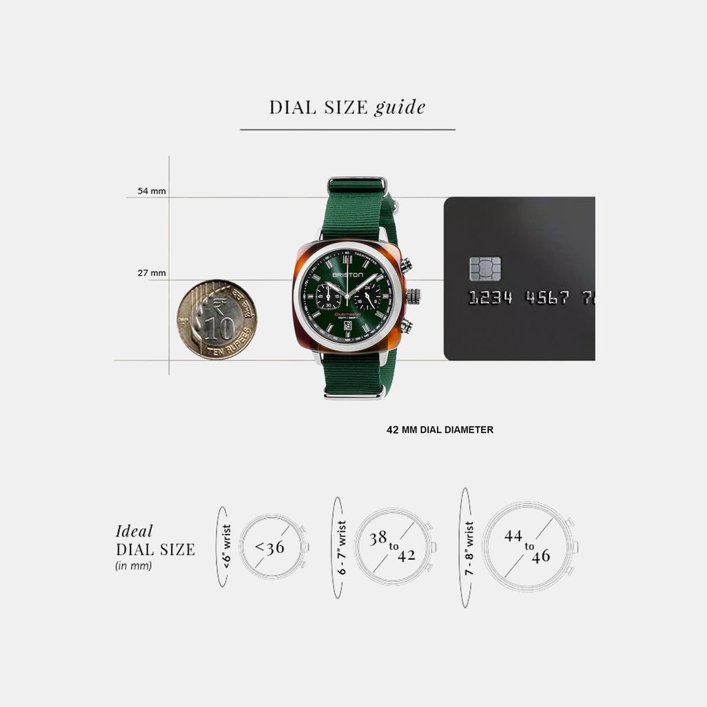 Clubmaster Sport Men Quartz Green Dial Chronograph NATO Watch 17142.SA.TS.10.NBG