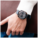 Clubmaster Sport Men Quartz Grey Dial Chronograph NATO Watch 17142.SA.TS.11.NG