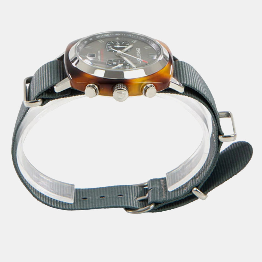 Clubmaster Sport Men Quartz Grey Dial Chronograph NATO Watch 17142.SA.TS.11.NG