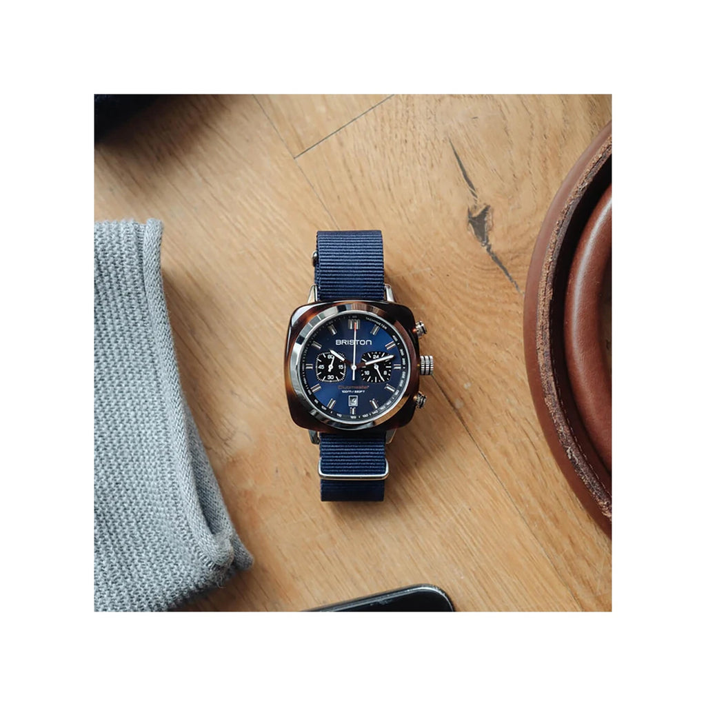 Men Quartz Navy Blue Dial Analog Nato Watch 17142.SA.TS.9.NNB