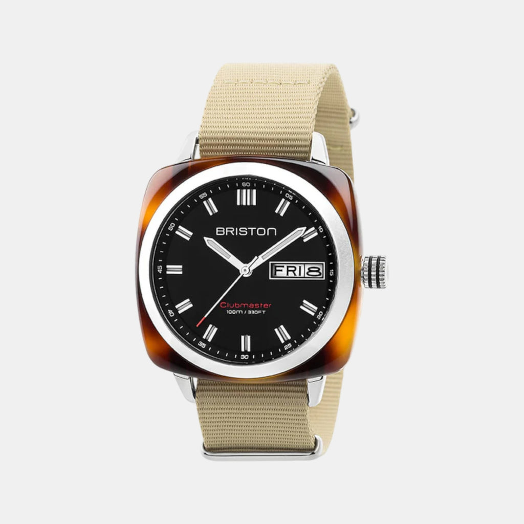 Briston Men Quartz Black Dial Analog Nato Watch 17342.SA.TS.1.NK-1