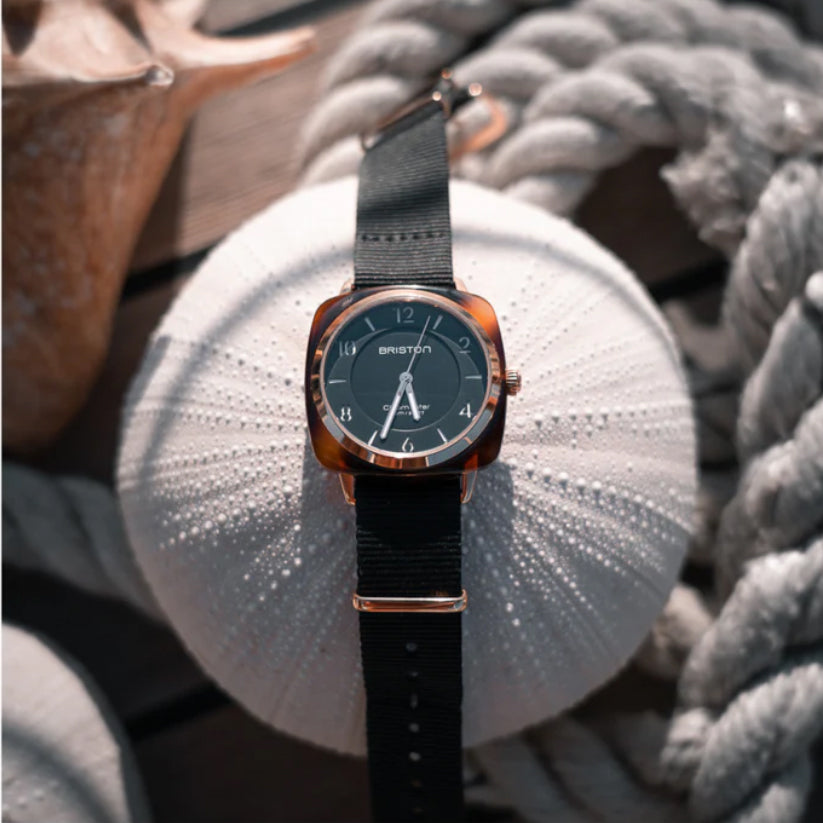 Briston Clubmaster Chic Women Quartz Black Dial Analog Nato Watch 17536.PRA.T.1.NB-2