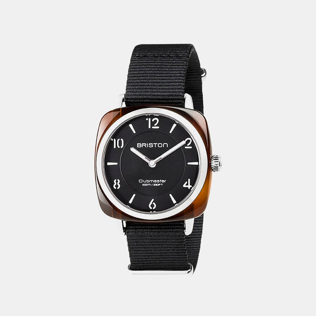 Clubmaster Chic Women Quartz Black Dial Analog Nato Watch 17536.SA.T.1.NB