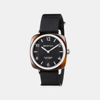 Clubmaster Chic Women Quartz Black Dial Analog Nato Watch 17536.SA.T.1.NB
