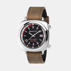 Briston Clubmaster Diver Men Automatic Black Dial Analog Leather Watch 17642.PS.D.1.LVBR-1