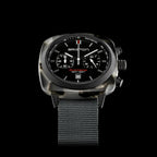 Clubmaster Sport Men Quartz Black Dial Chronograph NATO Watch 18142.PBAM.GTS.3.NG