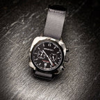 Clubmaster Sport Men Quartz Black Dial Chronograph NATO Watch 18142.PBAM.GTS.3.NG