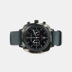 Clubmaster Sport Men Quartz Black Dial Chronograph NATO Watch 18142.PBAM.GTS.3.NG