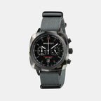 Clubmaster Sport Men Quartz Black Dial Chronograph NATO Watch 18142.PBAMGTS.3.NG