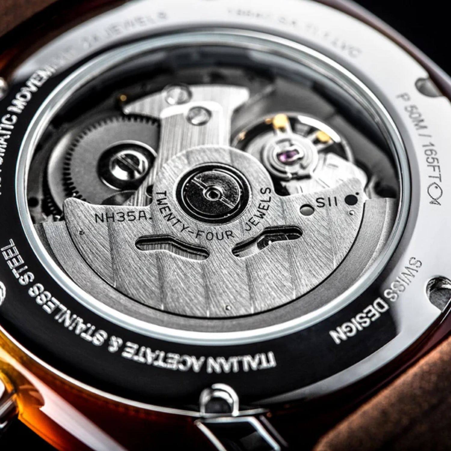 Briston Clubmaster Iconic Men Automatic White Dial Analog Leather Watch 18740.SA.TI.2.LVBR-2