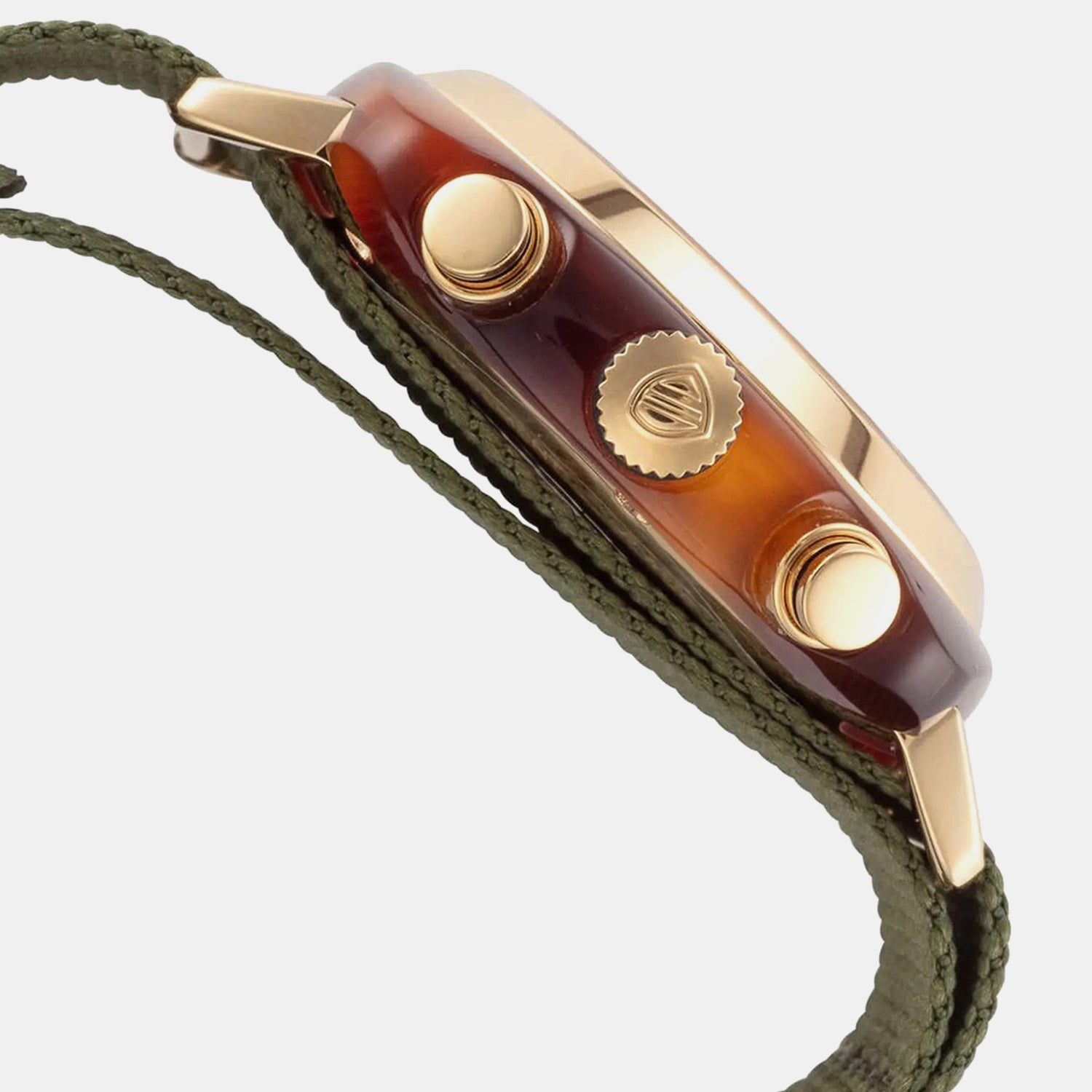 Men Quartz Green Dial Chronograph NATO Watch 19140.PYA.T.26.NOL