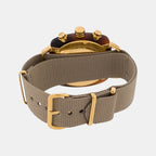 Clubmaster Classic Unisex Quartz Taupe Dial Chronograph Nato Watch 19140.PYA.T.30.NT