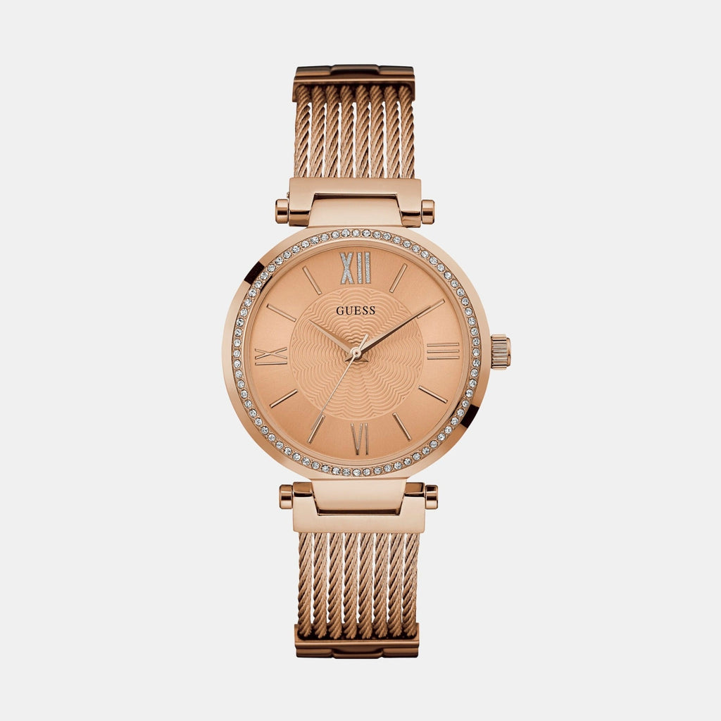 Guess Round Rose Gold Analog watch