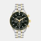 Movado Round Green Chronograph watch