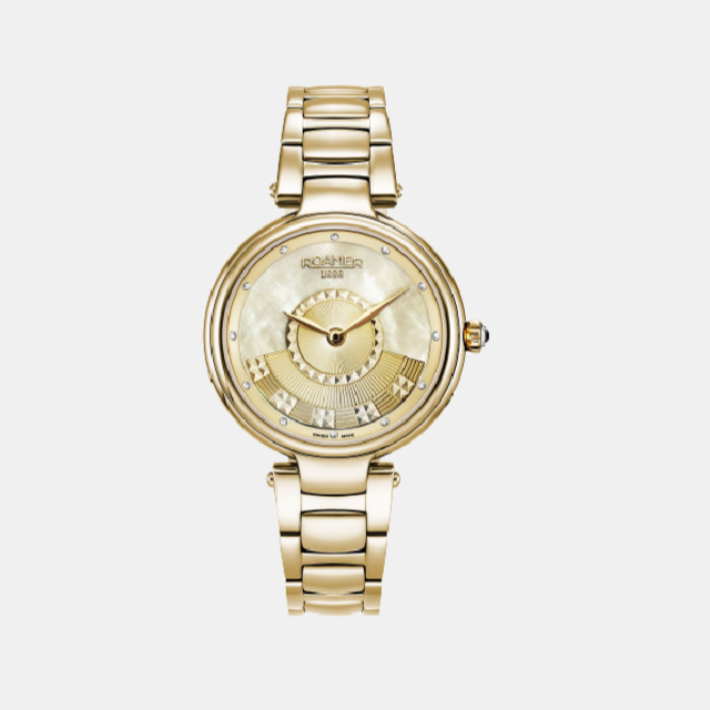 Female Mermaid Analog Brass Watch 602857 48 30 50