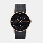 Obaku Round Black Analog watch