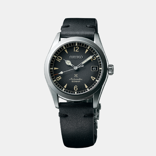 Seiko Round Black Analog watch