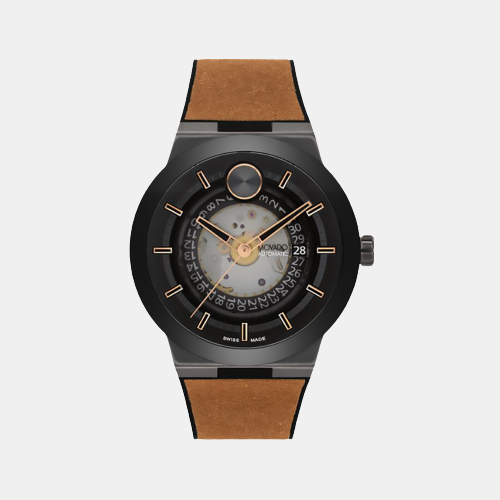 Movado Round Black Analog watch