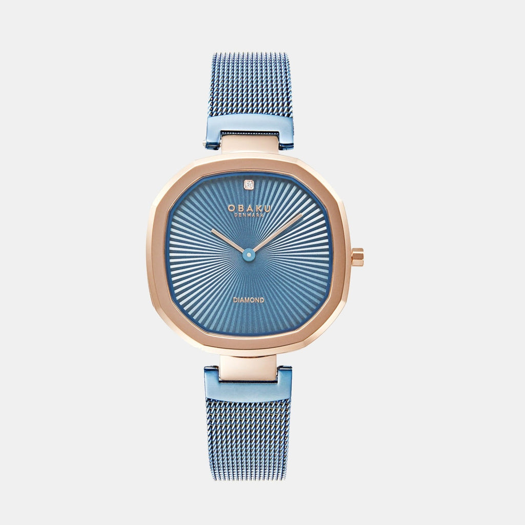 Obaku Octagon Blue Analog watch
