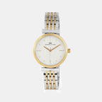 Women Quartz Silver Dial Analog Metal Watch 2013D-M1203
