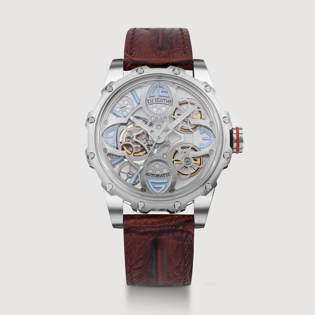 Britime Round Silver Analog watch