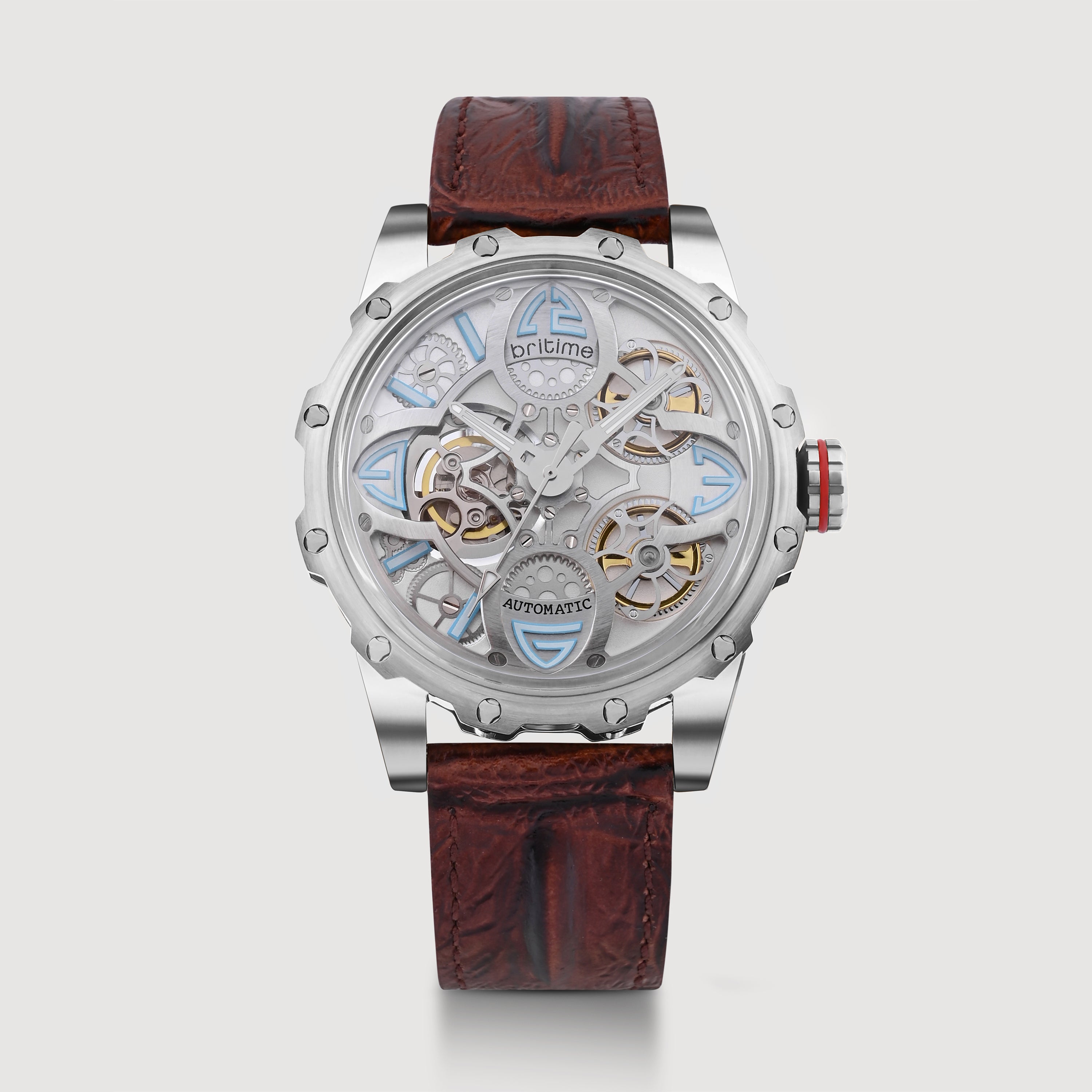 Britime Round Silver Analog watch