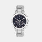 Men Quartz Blue Dial Multi-Function Metal Watch 1009A-M0105