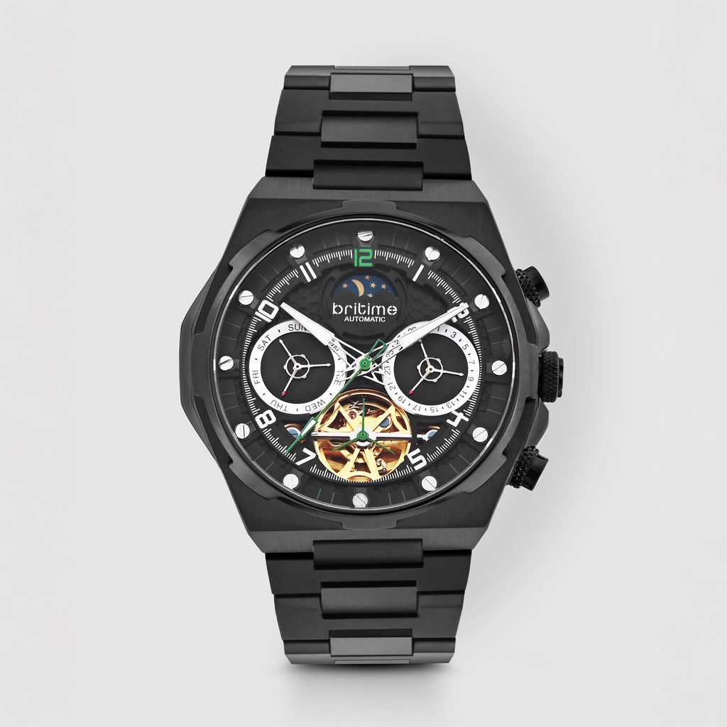 Britime Round Black Multi-Function watch