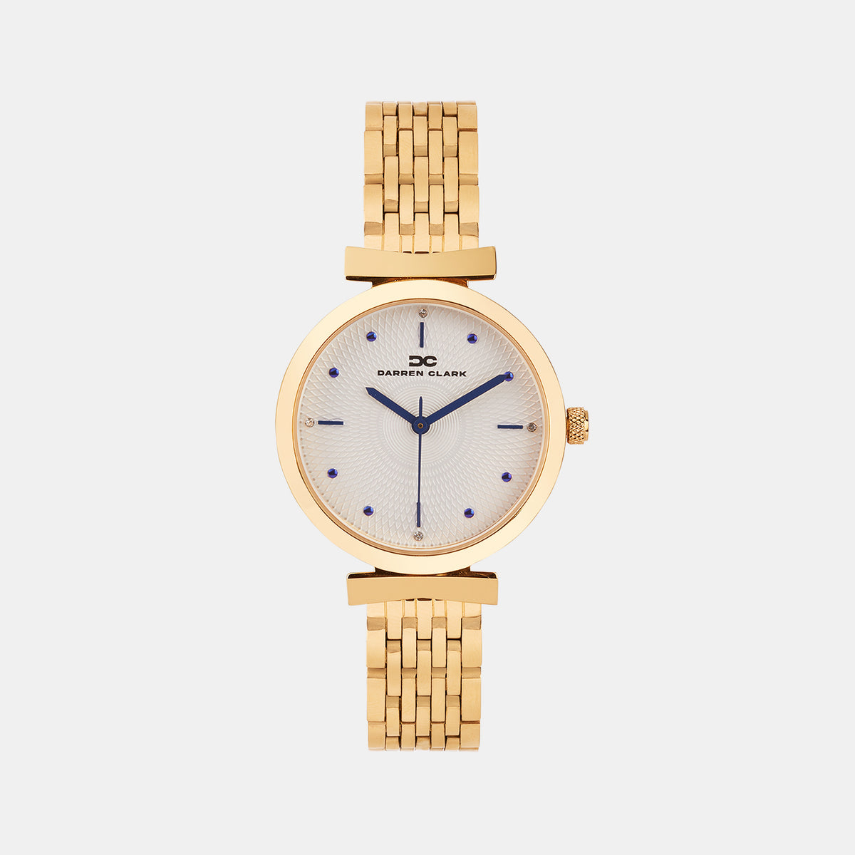 Women Quartz Gold Dial Analog Metal Watch 2013C-M0303