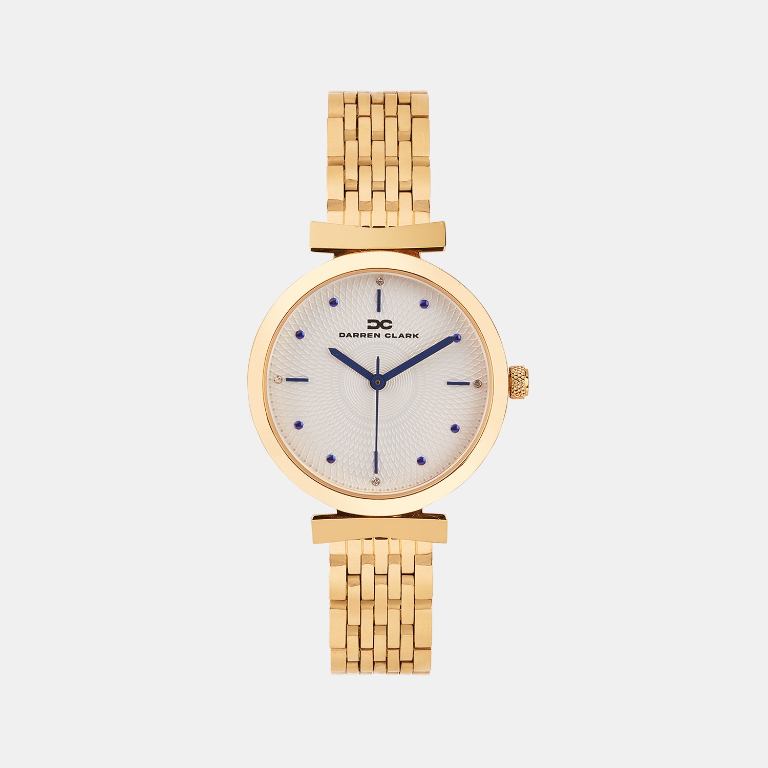 Women Quartz Silver Dial Analog Metal Watch 2013C-M0303