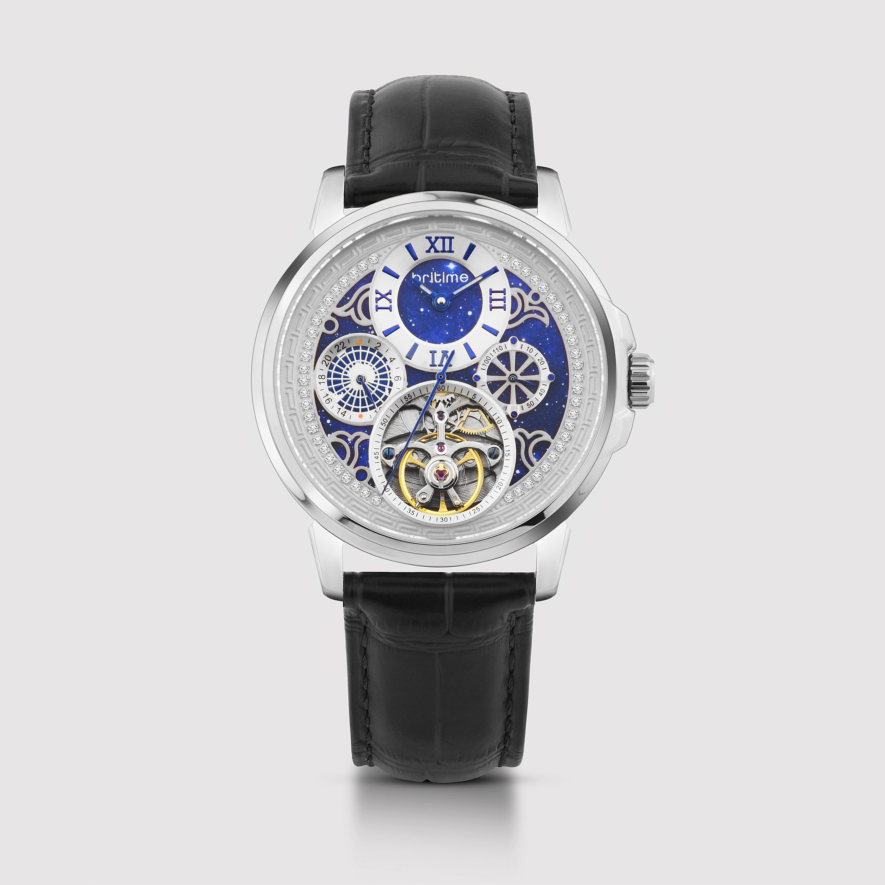 Britime Round Blue Multi-Function watch