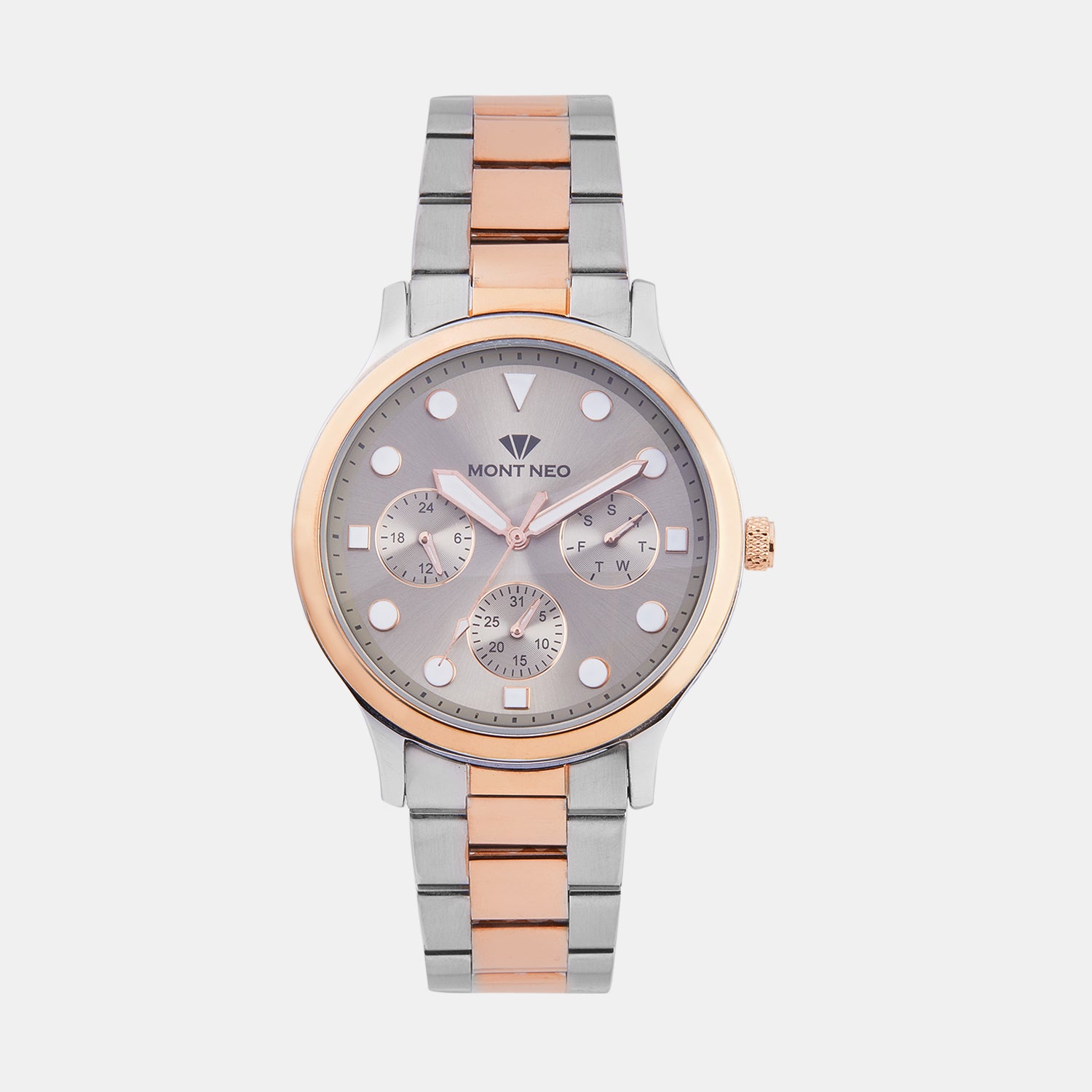 Mont Neo Round Grey Multi-Function watch