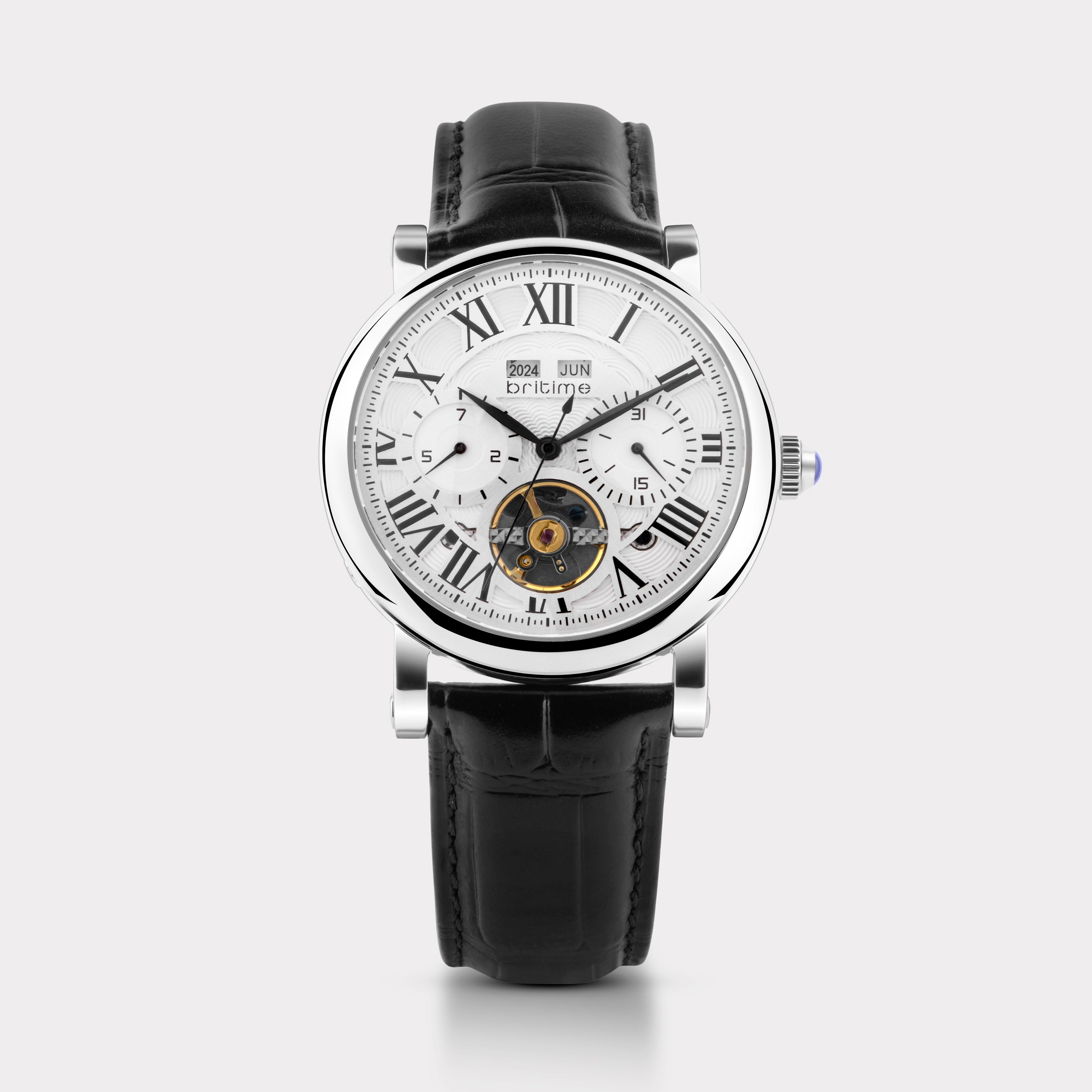 Britime Round Silver Multi-Function watch