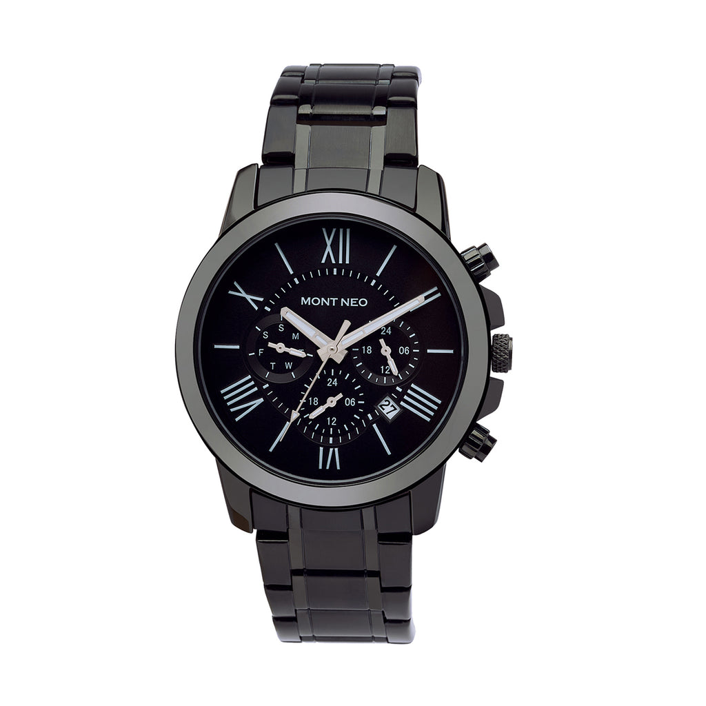 Mont Neo Round Black Analog watch