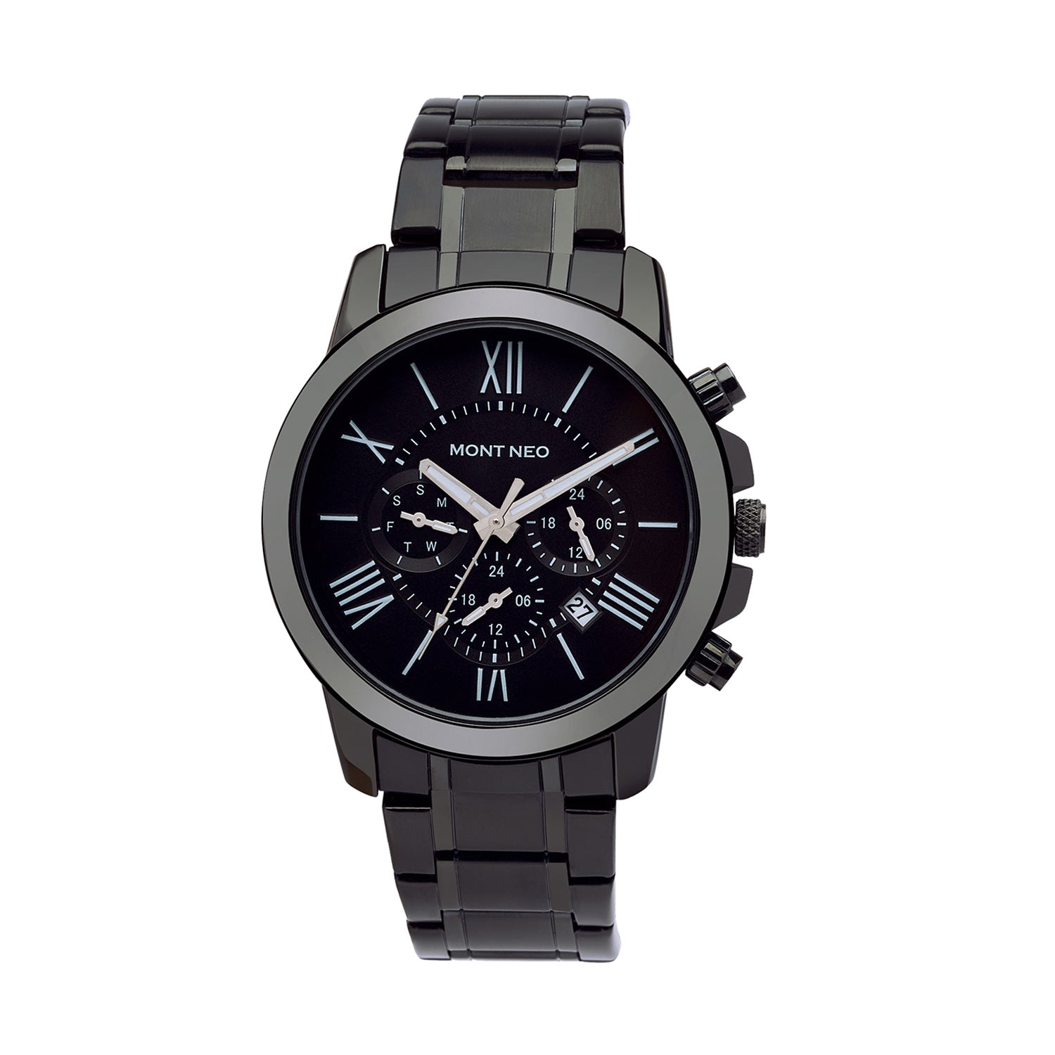 Mont Neo Round Black Analog watch