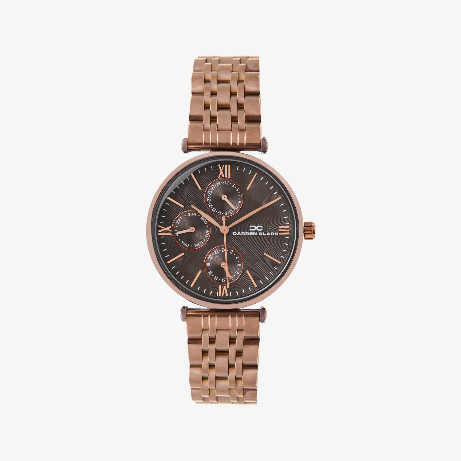 Women Quartz Brown Dial Analog Metal Watch 2003M-M0606