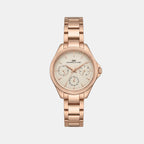 Women Quartz Silver Dial Analog Metal Watch 2012C-M0303