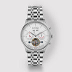 Britime Round Silver Chronograph watch