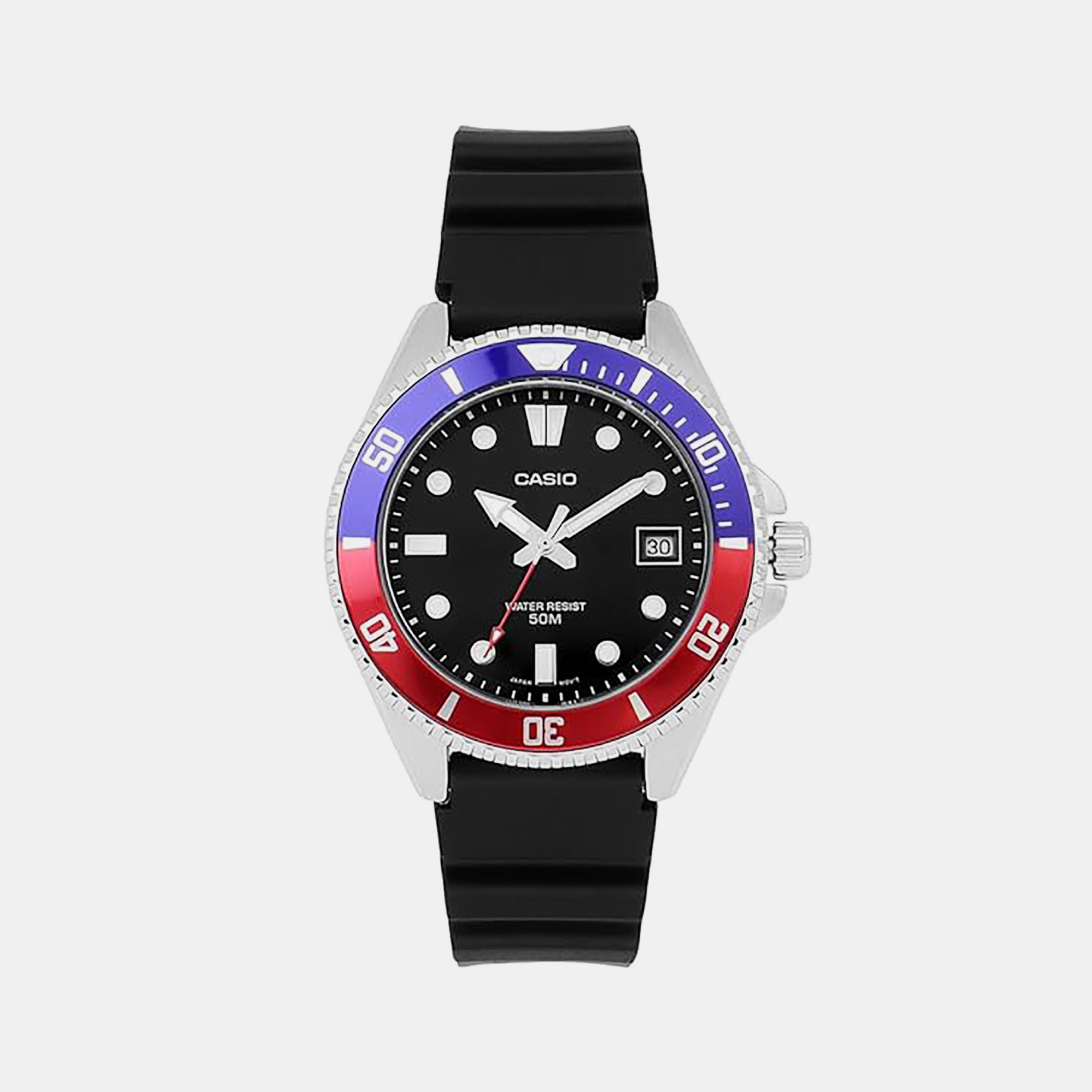 Enticer Men Quartz Black Dial Analog Resin Watch A2194