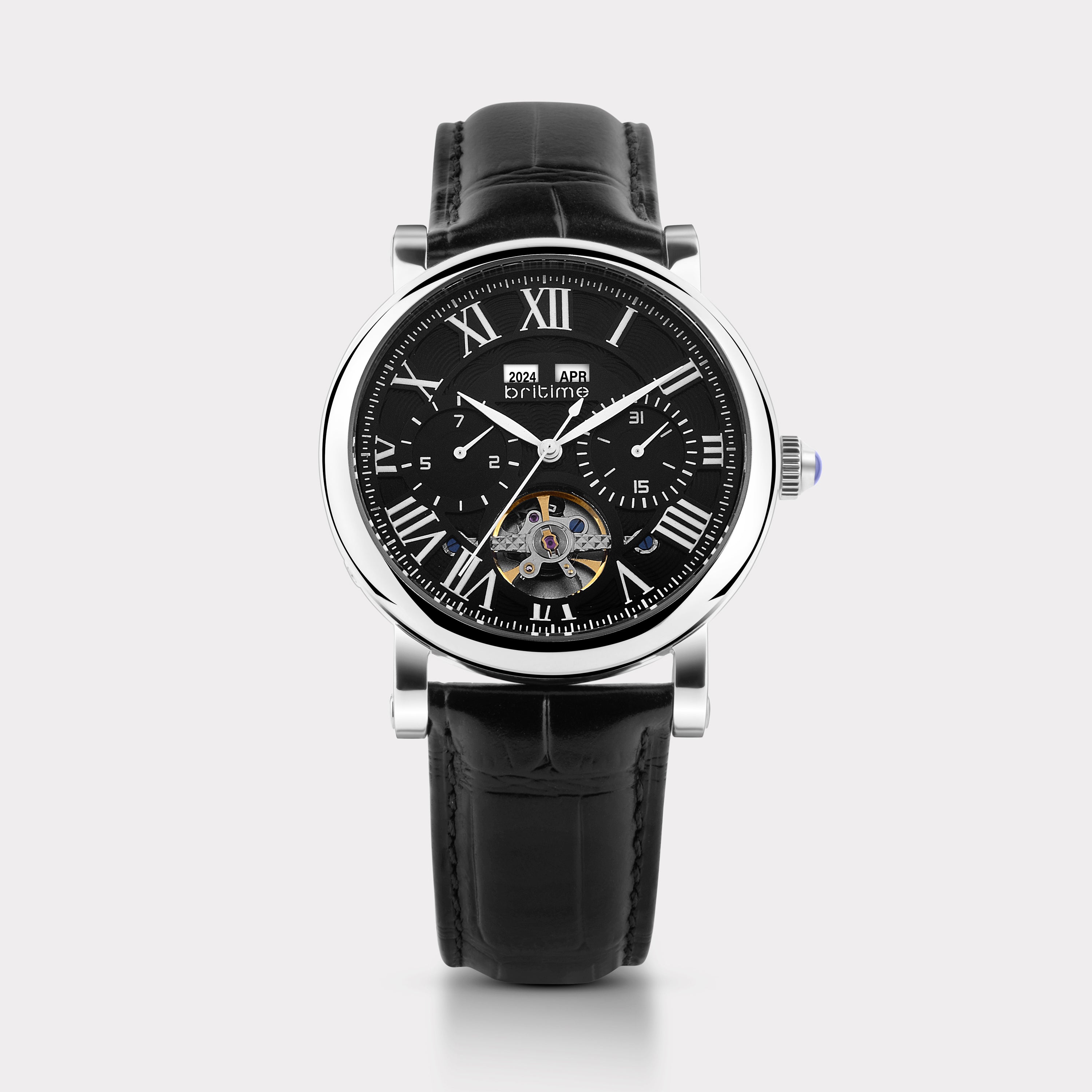 Britime Round Black Multi-Function watch