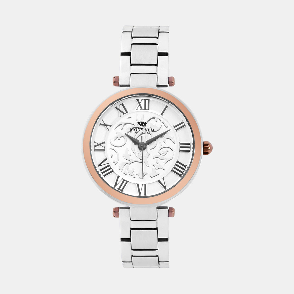 Mont Neo Round Silver Analog watch