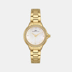 Women Quartz Silver Dial Analog Metal Watch 2015B-M0203