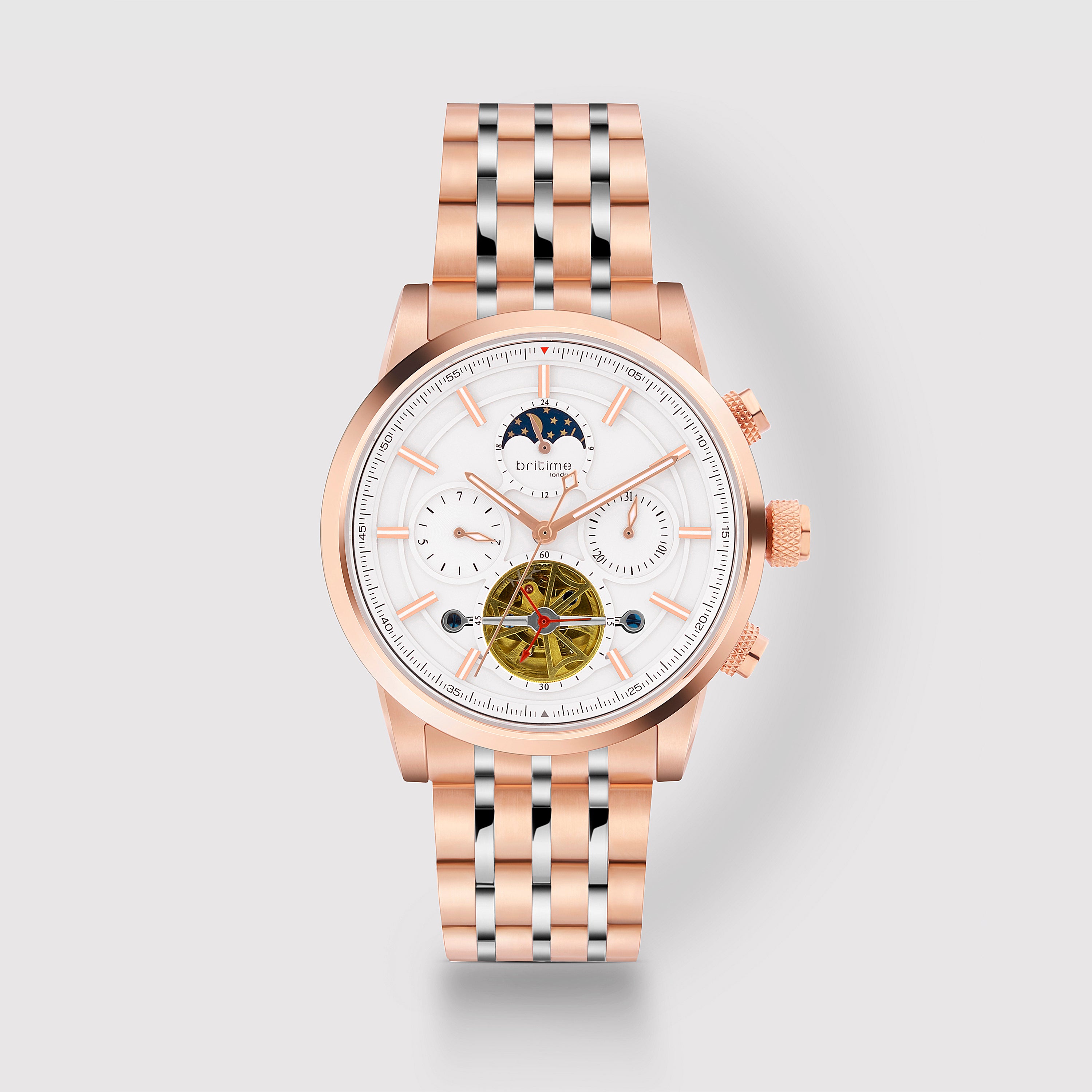 Britime Round Silver Multi-Function watch