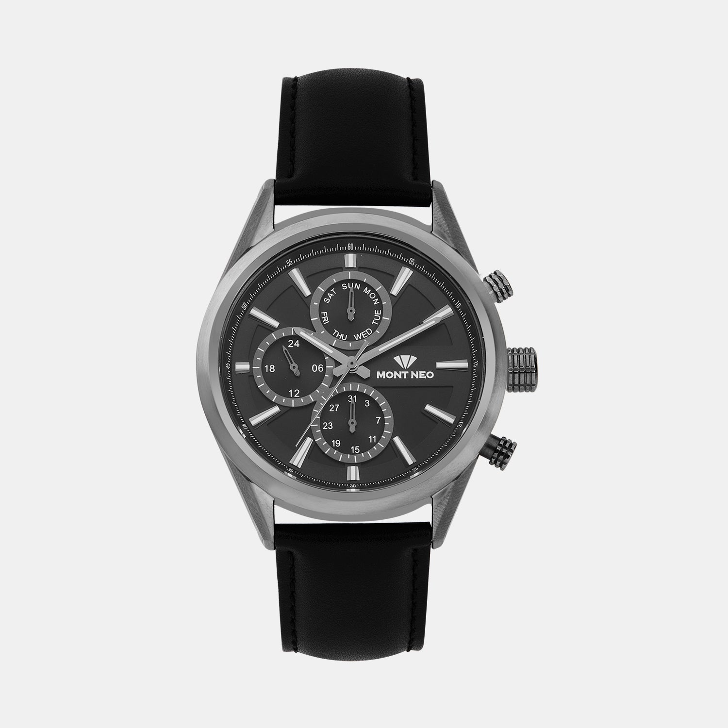 Mont Neo Round Gun Chronograph watch