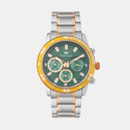 Mont Neo Round Green Chronograph watch