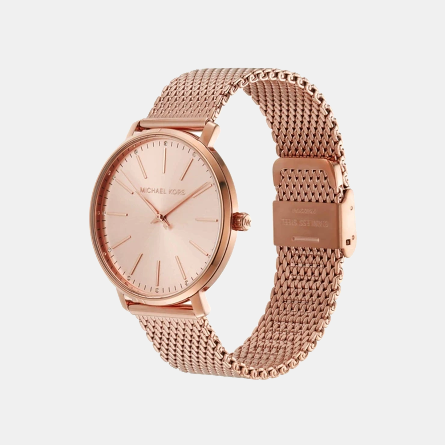 Women's Rose Gold Analog Stainless Steel Watch MK4340