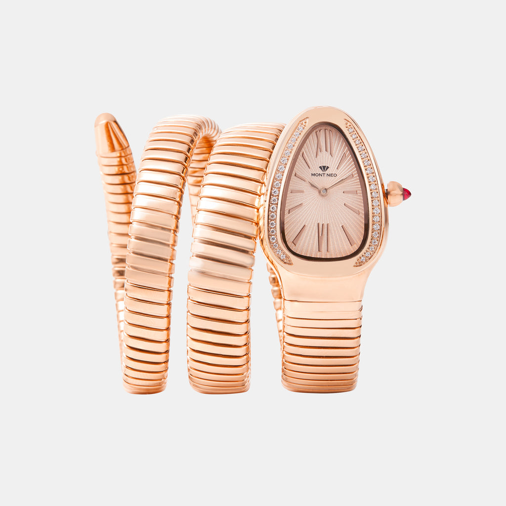Mont Neo Oval Rose Gold Analog watch