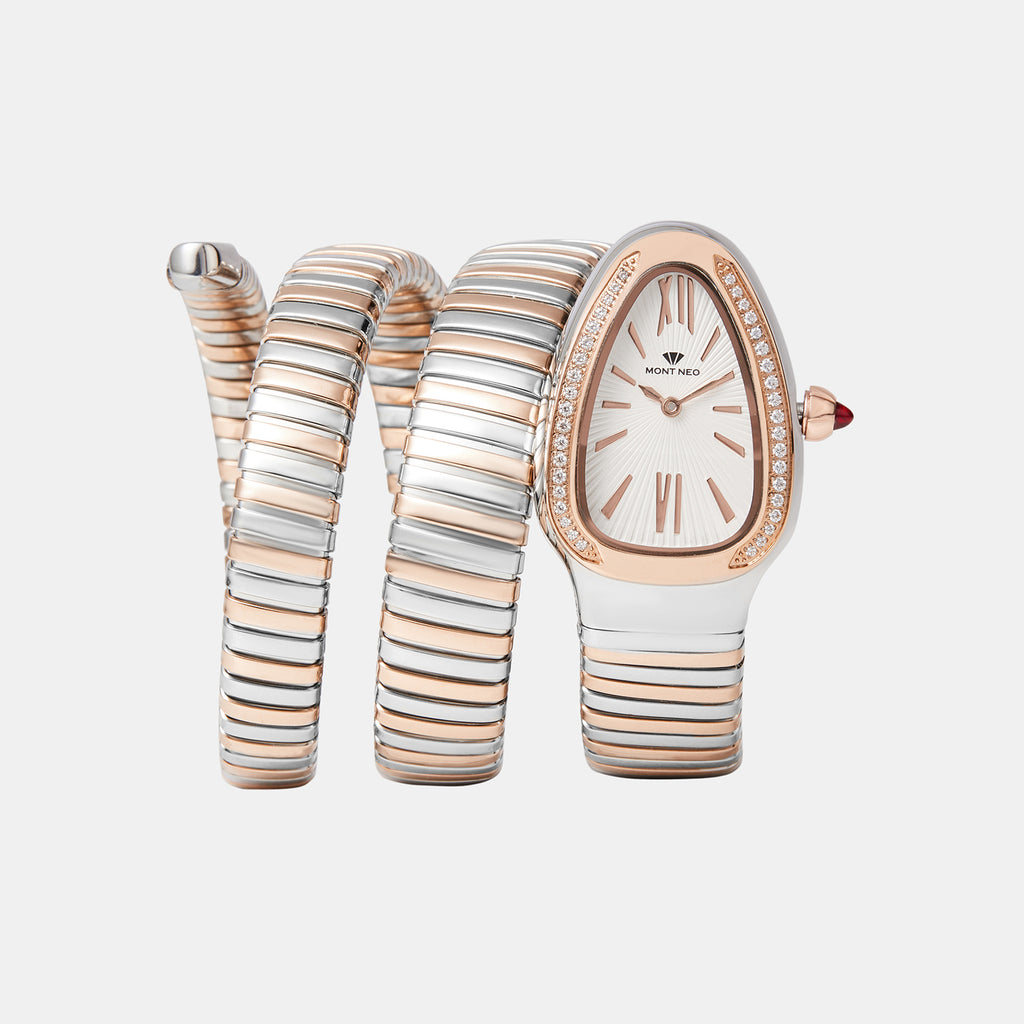 Mont Neo Oval Silver Analog watch