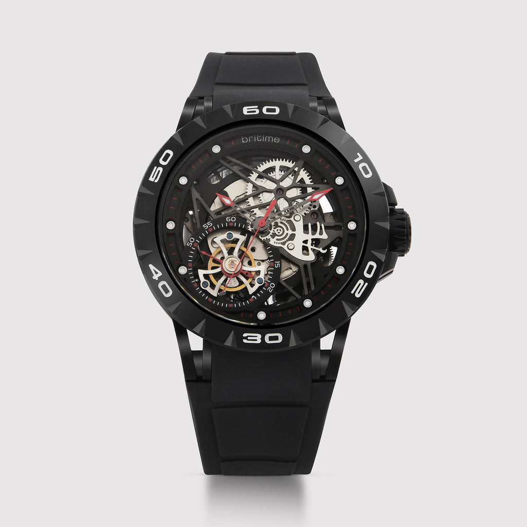 Britime Round Black Analog watch