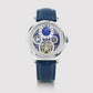 Aquatica Men Automatic Blue Dial Multi-Function Leather Watch 274-L10507